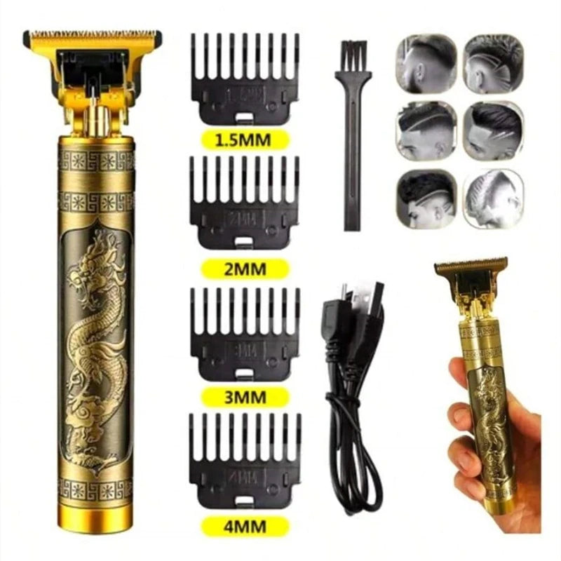 Máquina de Barbear Masculina Barbeiro Designer Aparador Elétrico Máquina de Barbear Refinadora de Barba Cortador de Cabelo